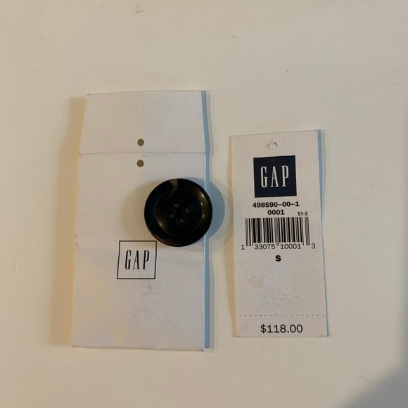 Dark Heather Grey GAP Wool Peacoat (Small) - Picture 7 of 7